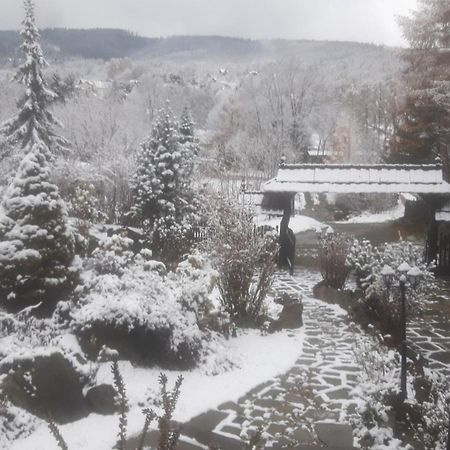 Domek Nad Rzeka Brenna Exteriör bild